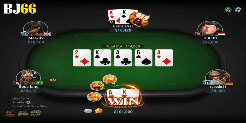 Giới thiệu cơ bản về poker Bj66 dành cho người mới chơi